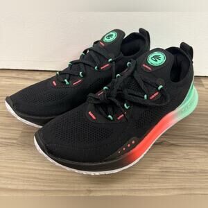 NEW Under Armour Unisex Curry Flow Go Running Shoe 'Black Antifreeze' SZ 5.5